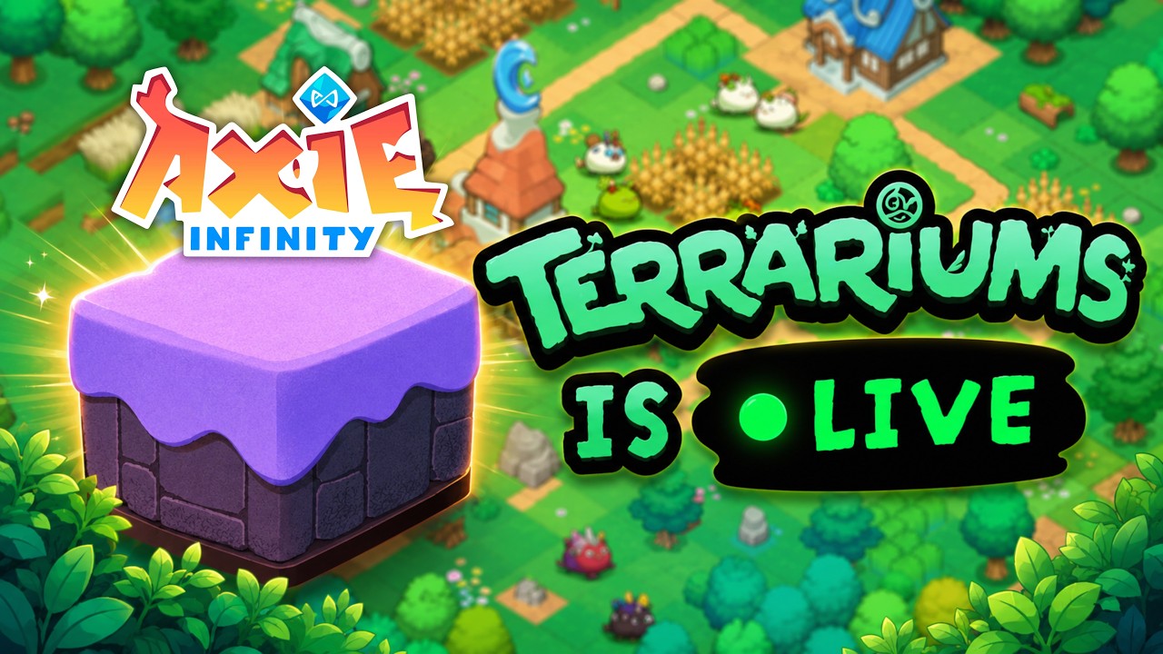 Axie Infinity TERRARIUMS is LIVE