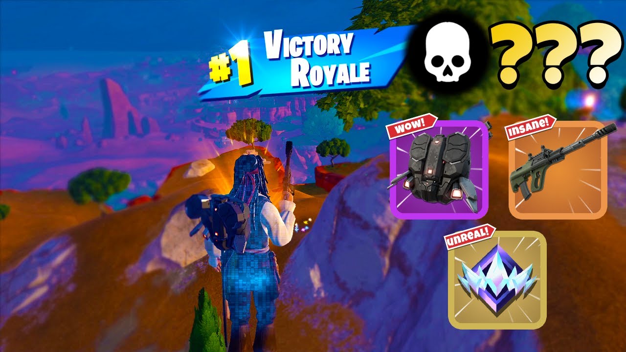 High Elimination Unreal Ranked Solo Zero Build Win Gameplay (Fortnite Chapter 5 Season 4)