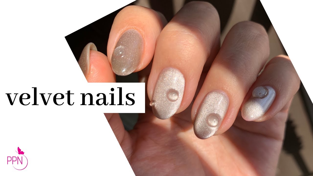 How To Velvet Gel Nails | Magnet Gel | Watch Me Work
