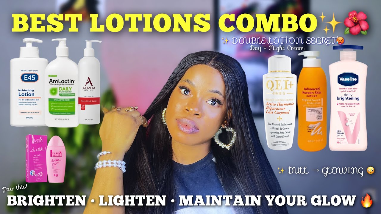 DO THIS If You Want Brighter, Lighter & Glowing Skin ✨ | Best Day & Night Body Lotion Combos