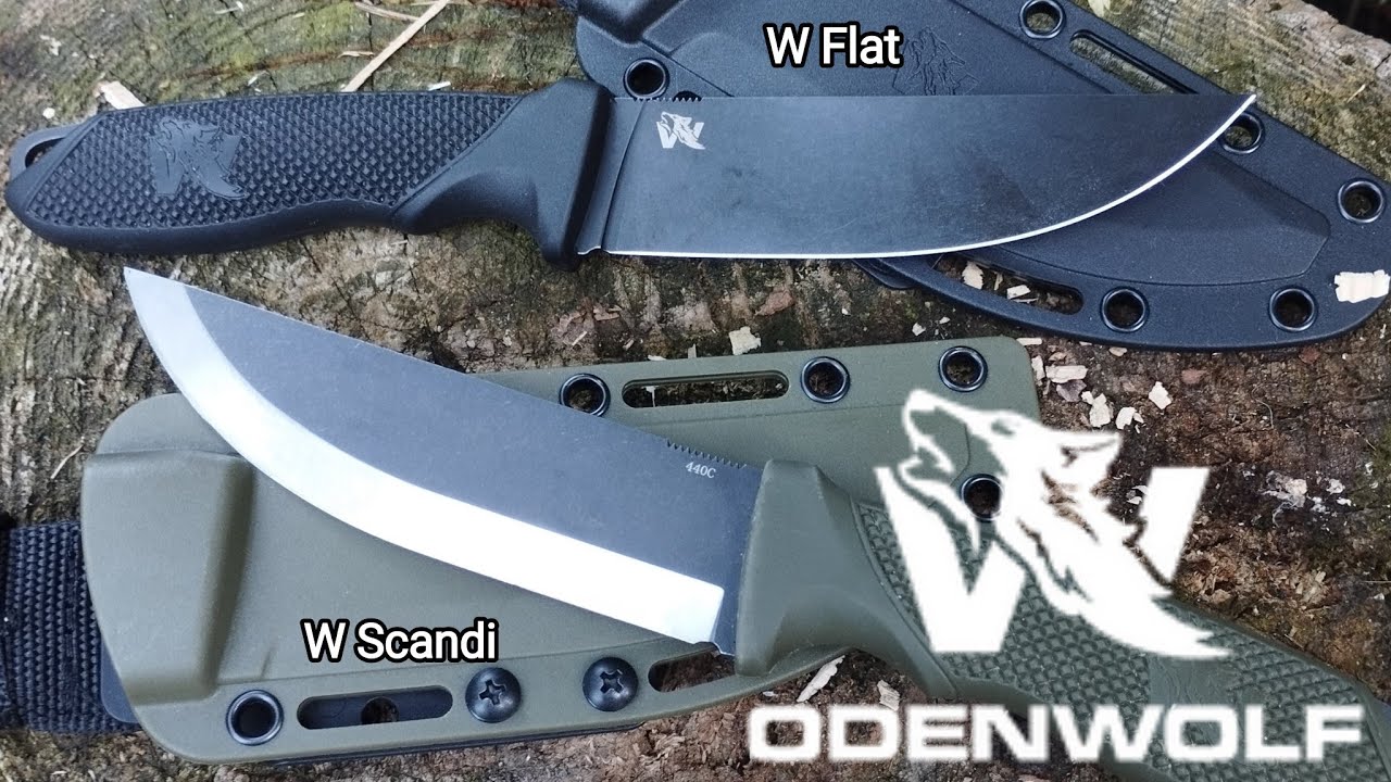 ODENWOLF / Wolfgangs W Scandi & W Flat + Baukasten + taktische Scheide