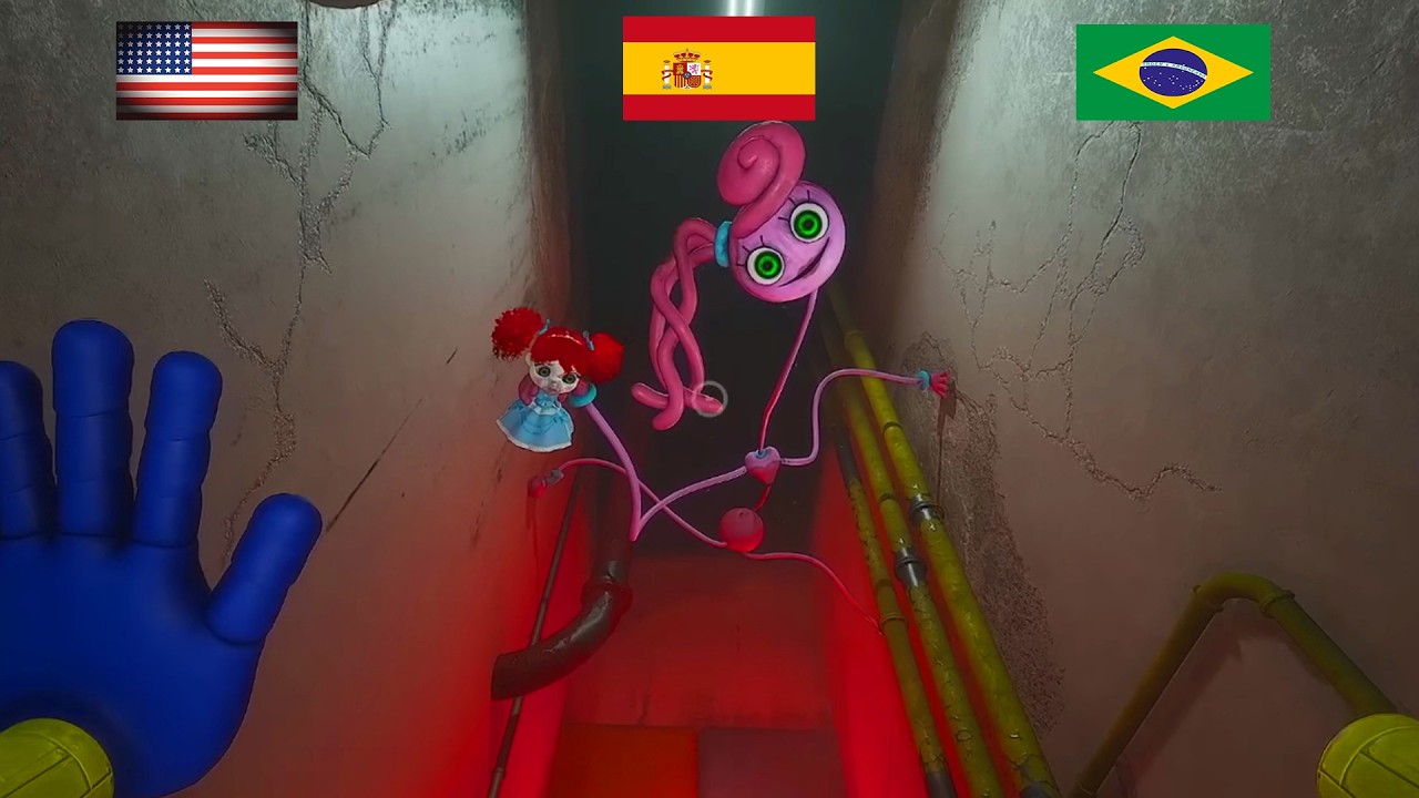 Poppy Playtime: Chapter 2 - Mommy Long Legs | in 3 different languages