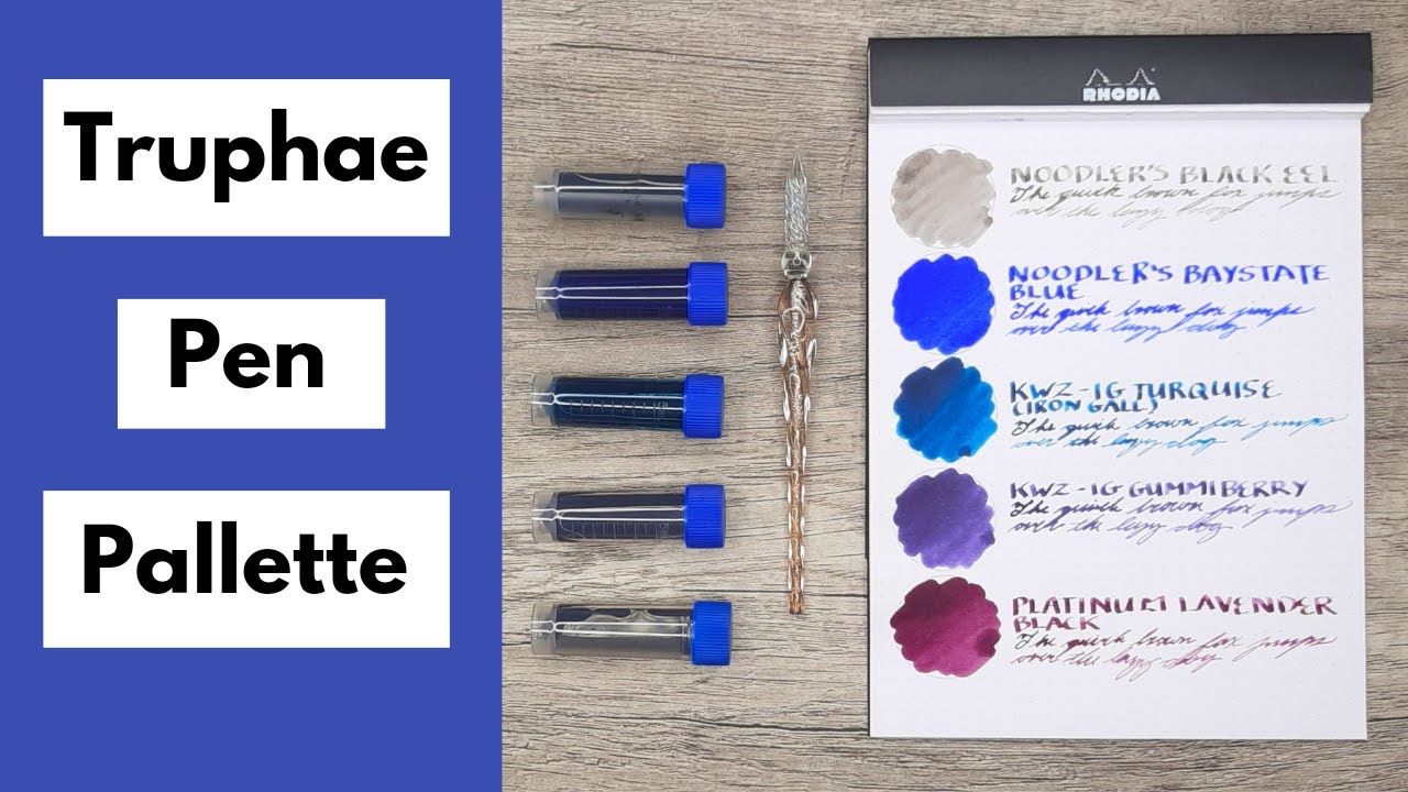 Truphae Pen Palette | Ep. 1 Unboxing and First Impressions: Water-Proof Inks
