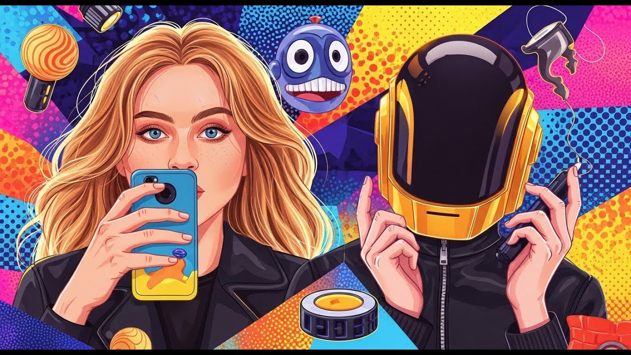Sabrina Carpenter x Daft Punk – Baby Free: FunkoBots 💫🎶