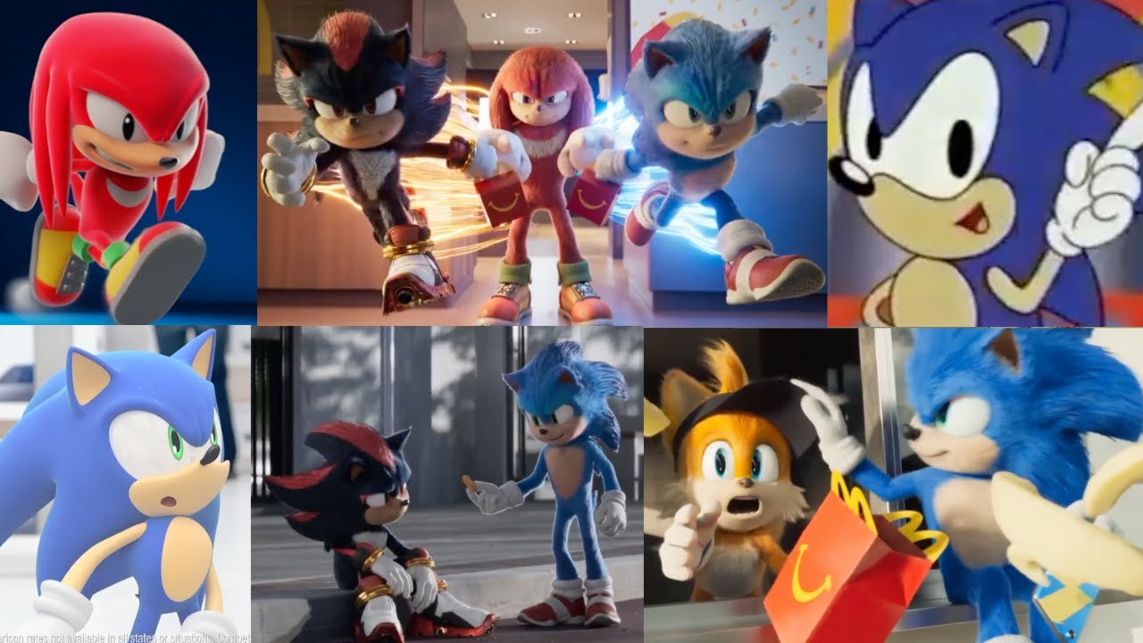 Sonic the Hedgehog Commercials Compilation All Sonic Animated Movie Ads Review