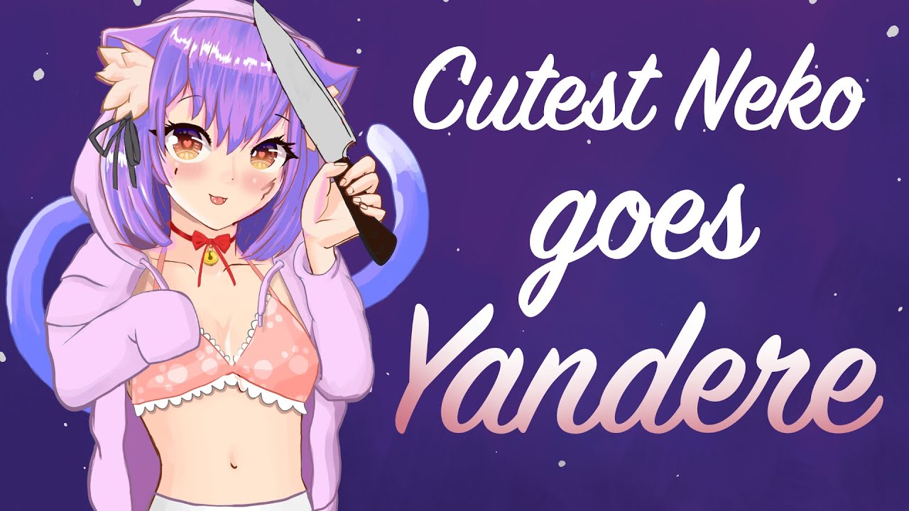 [ASMR] Roleplay💕Your obsessive Catgirl Neighbour is in Love with you😍 Kisses | Licking you | Yandere