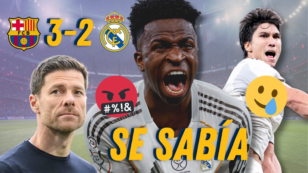 😪 SE SABÍA, FINAL PERDIDA 😡| 3 F.C. BARCELONA - REAL MADRID 2