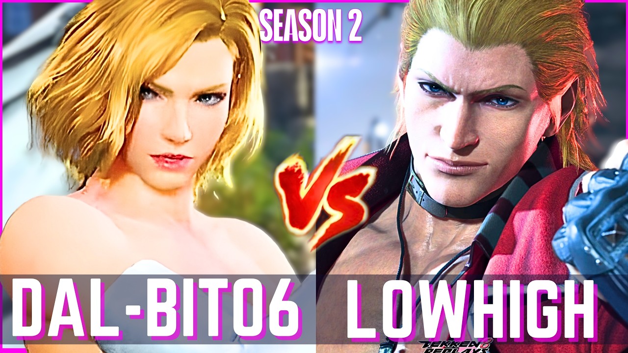 Tekken 8 ▰ Dal-Bit06 (Nina) vs Lowhigh (Steve) ▰ High Level Gameplay