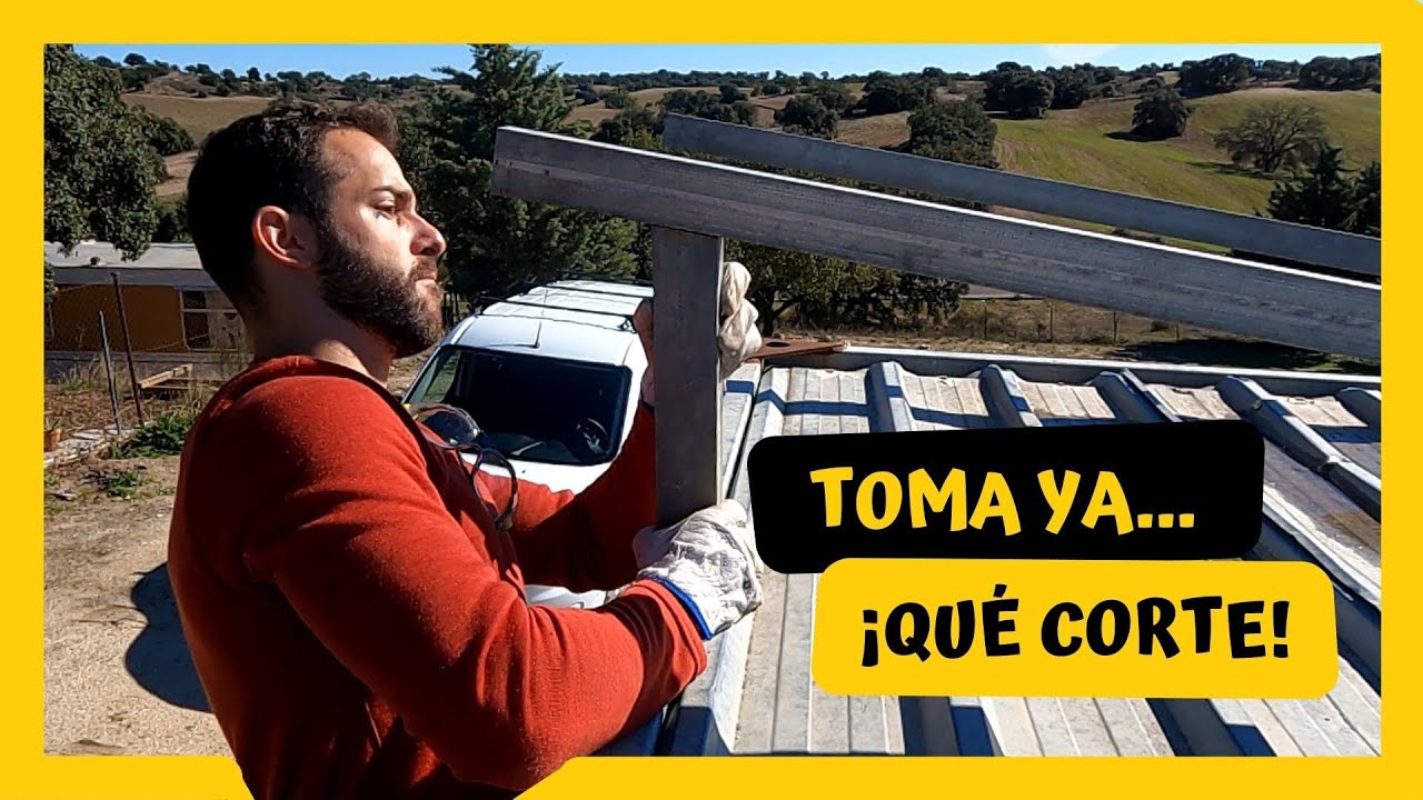 📏 Doble TECHO del CONTENEDOR y PORCHE #Parte4 🖖 Rematando la ESTRUCTURA y los Soportes 🔩