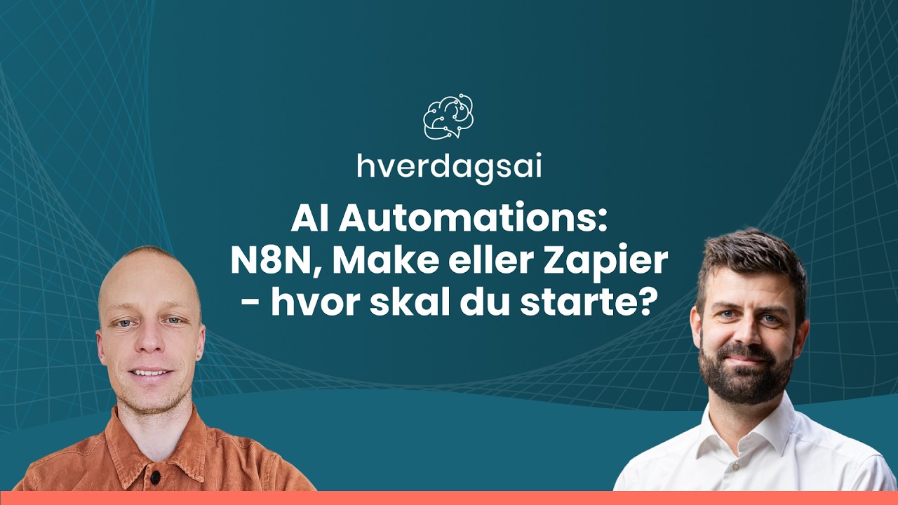 AI Automations: N8N, Make eller Zapier - hvor skal du starte?