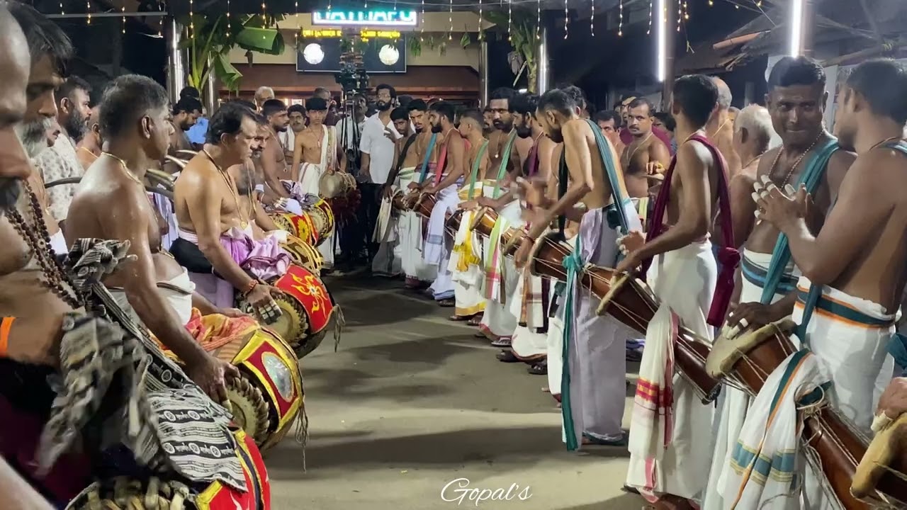 Panchavadyam thriputa - Ottapalam hari | Chathapuram kumbhabishekam day 2024