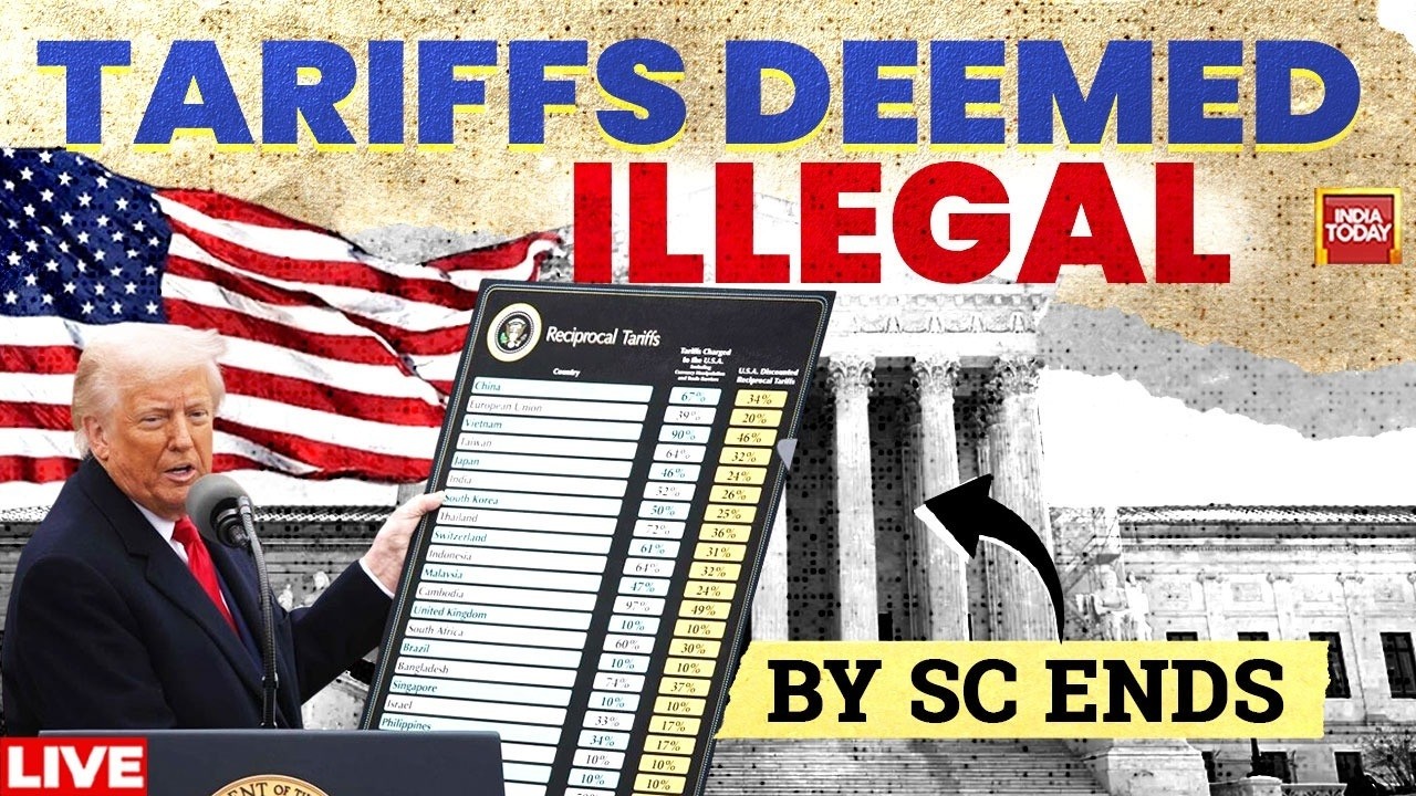 LIVE: Trump Tariff News | Trump Tariff Halted By US SC | New Tariffs At 15% | US News LIVE