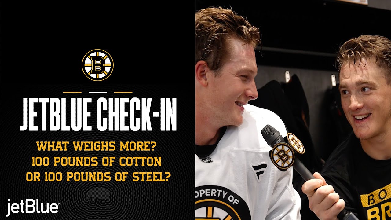 Zadorov Quizzes Bruins Teammates