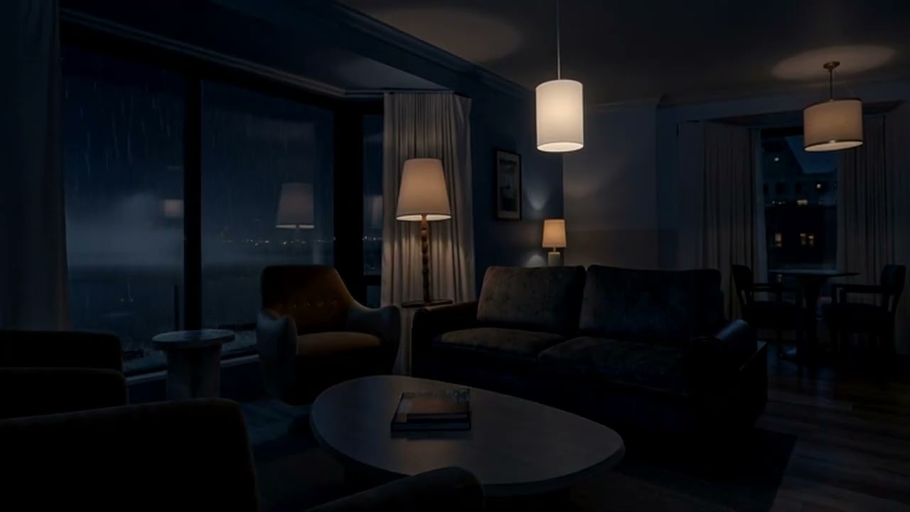 Sanfter Nachtregen am Fenster 🌧️ | 1 Stunde Regen Geräusche zum Einschlafen | Kein Donner