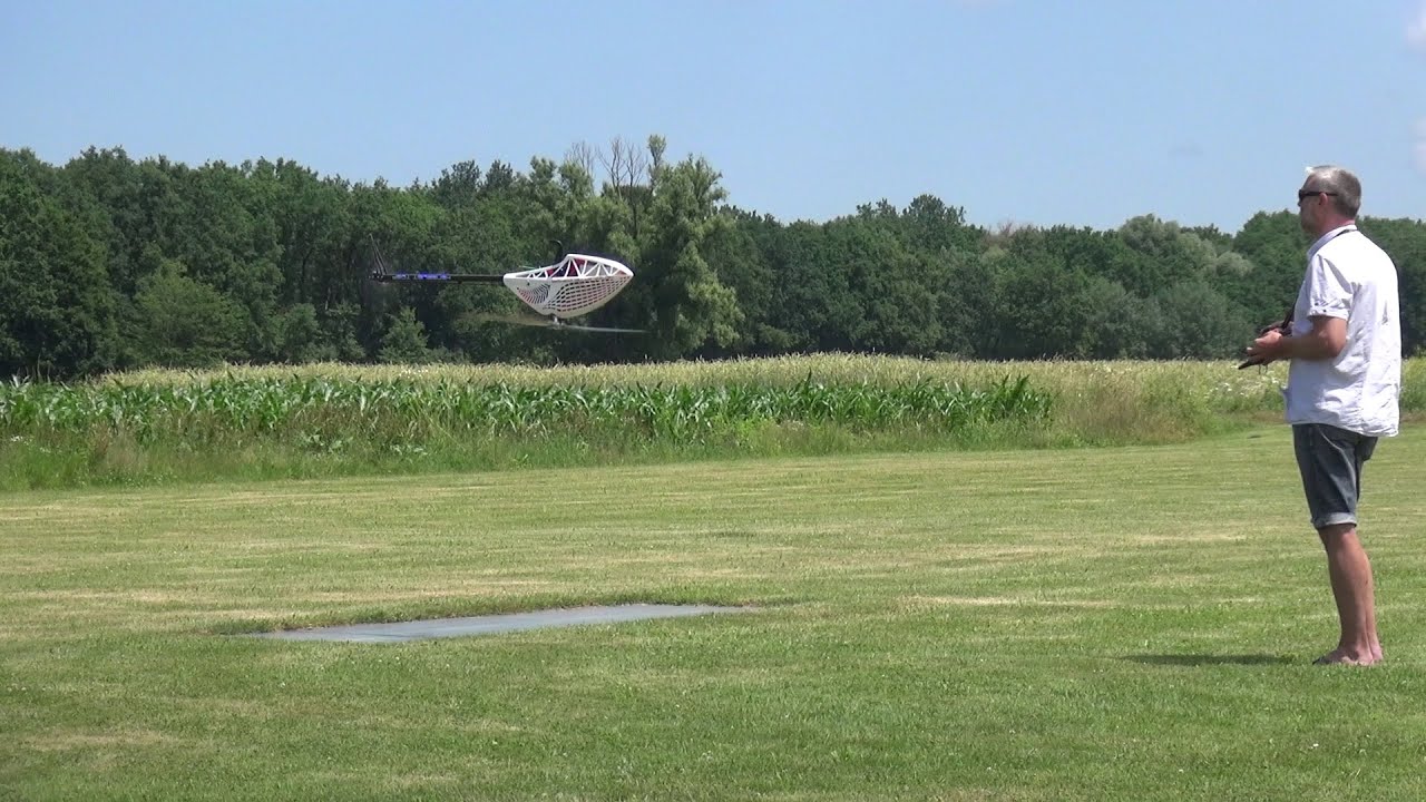 Henseleit RC-Helicopter crash