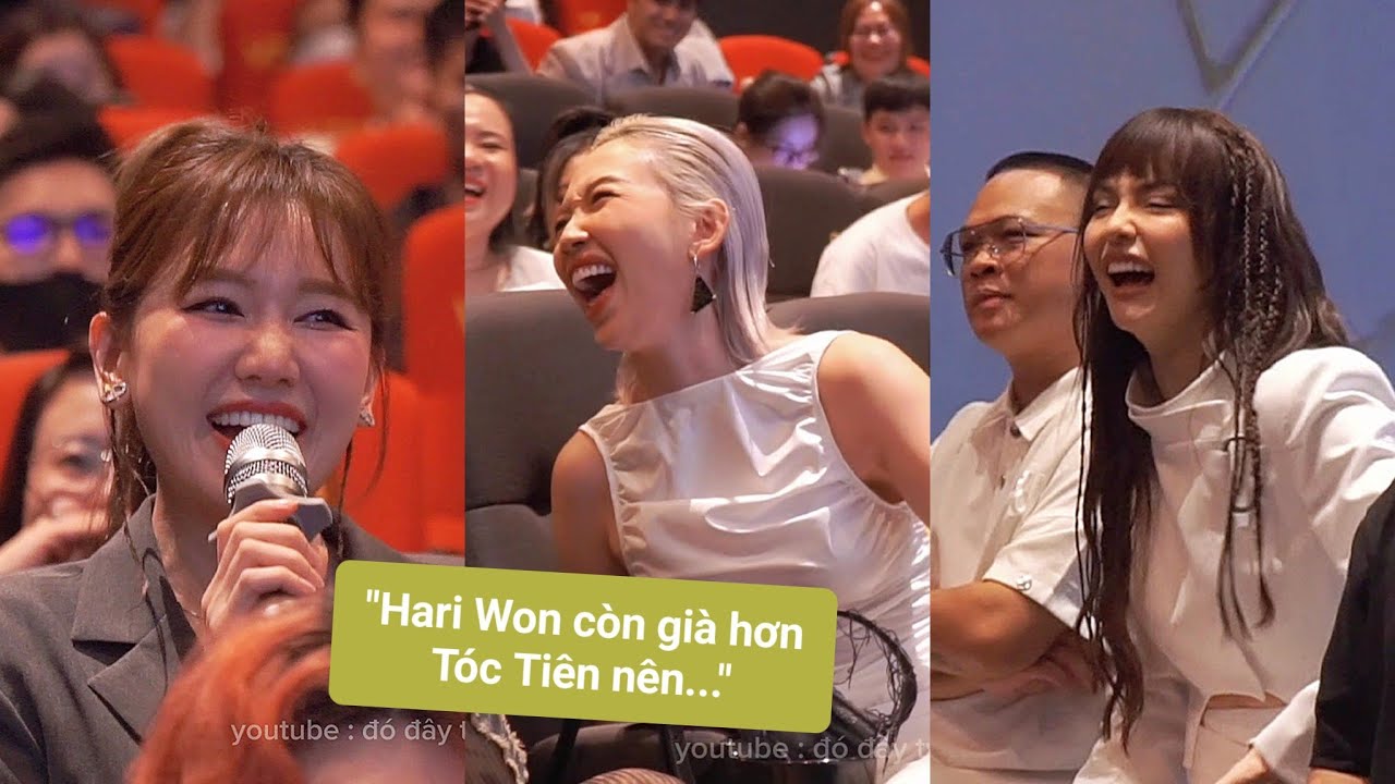 Tóc Tiên cười nghiêng ngả khi Hari Won đòi 