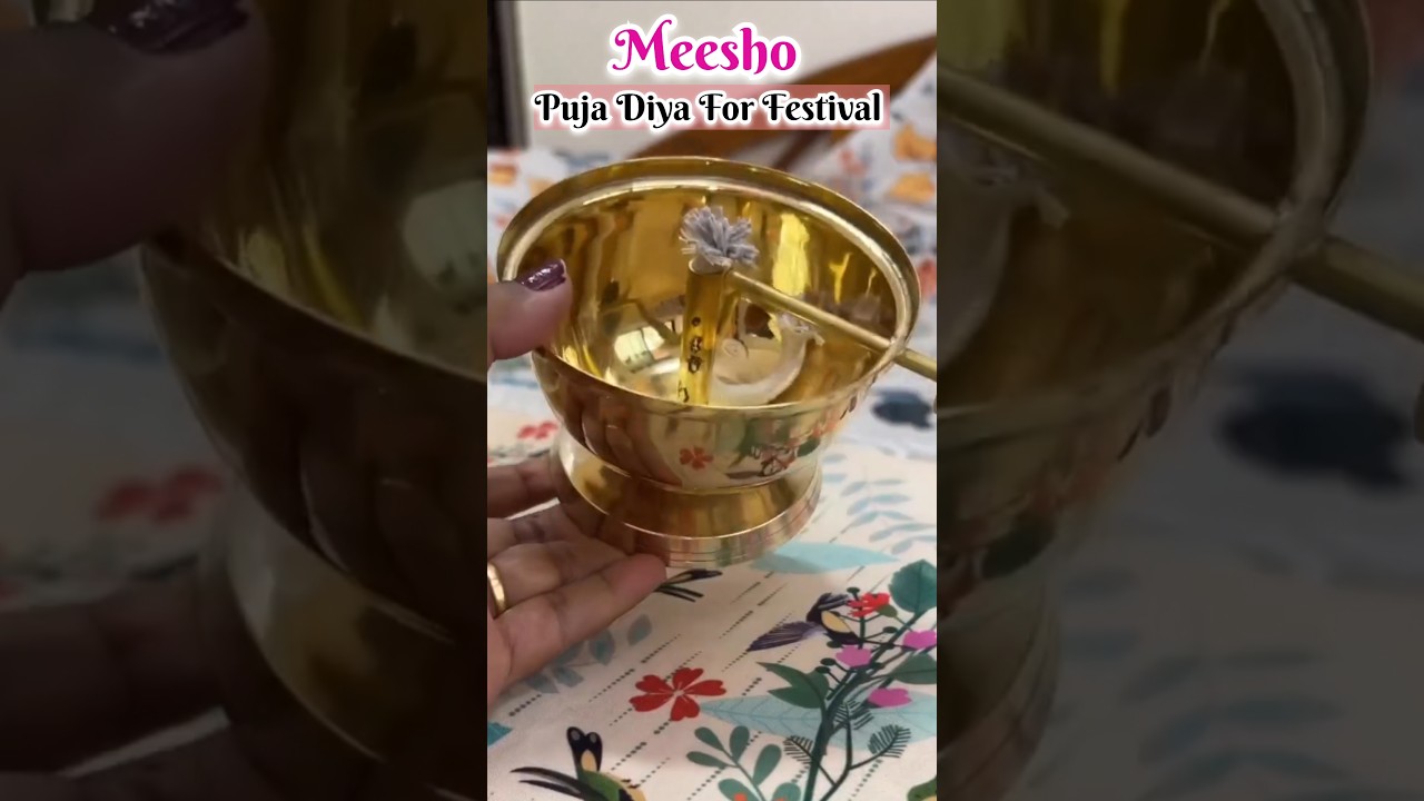 Meesho Viral Finds, Festive Finds Puja Jyoti 