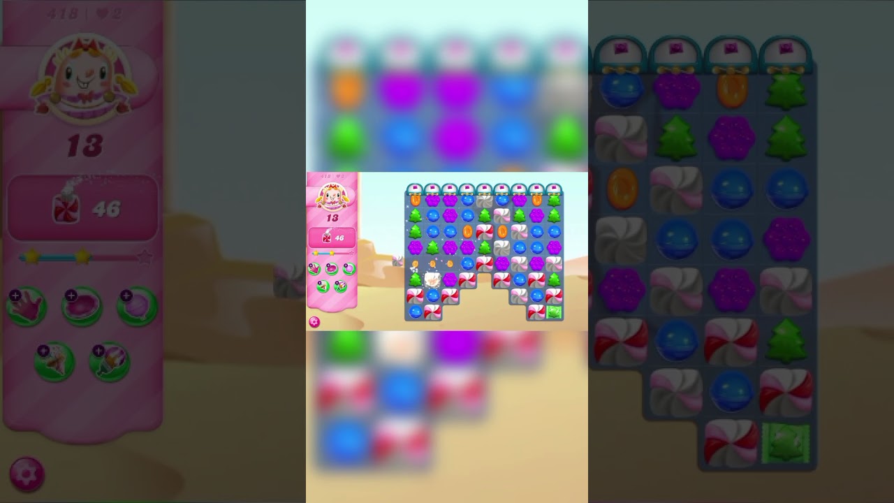 Candy crush saga level 418