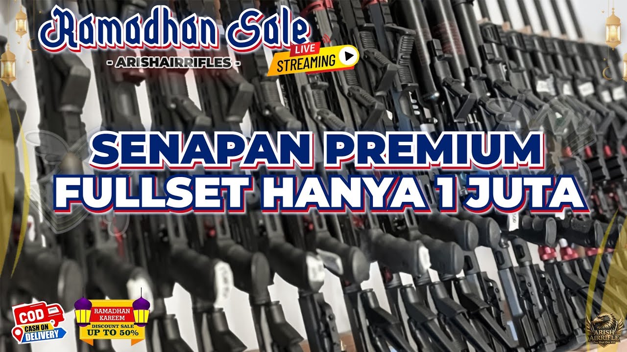 🔴LIVE PROMO SENAPAN ANGIN MULAI 1JUTAAN SPEK BIGGAME‼️