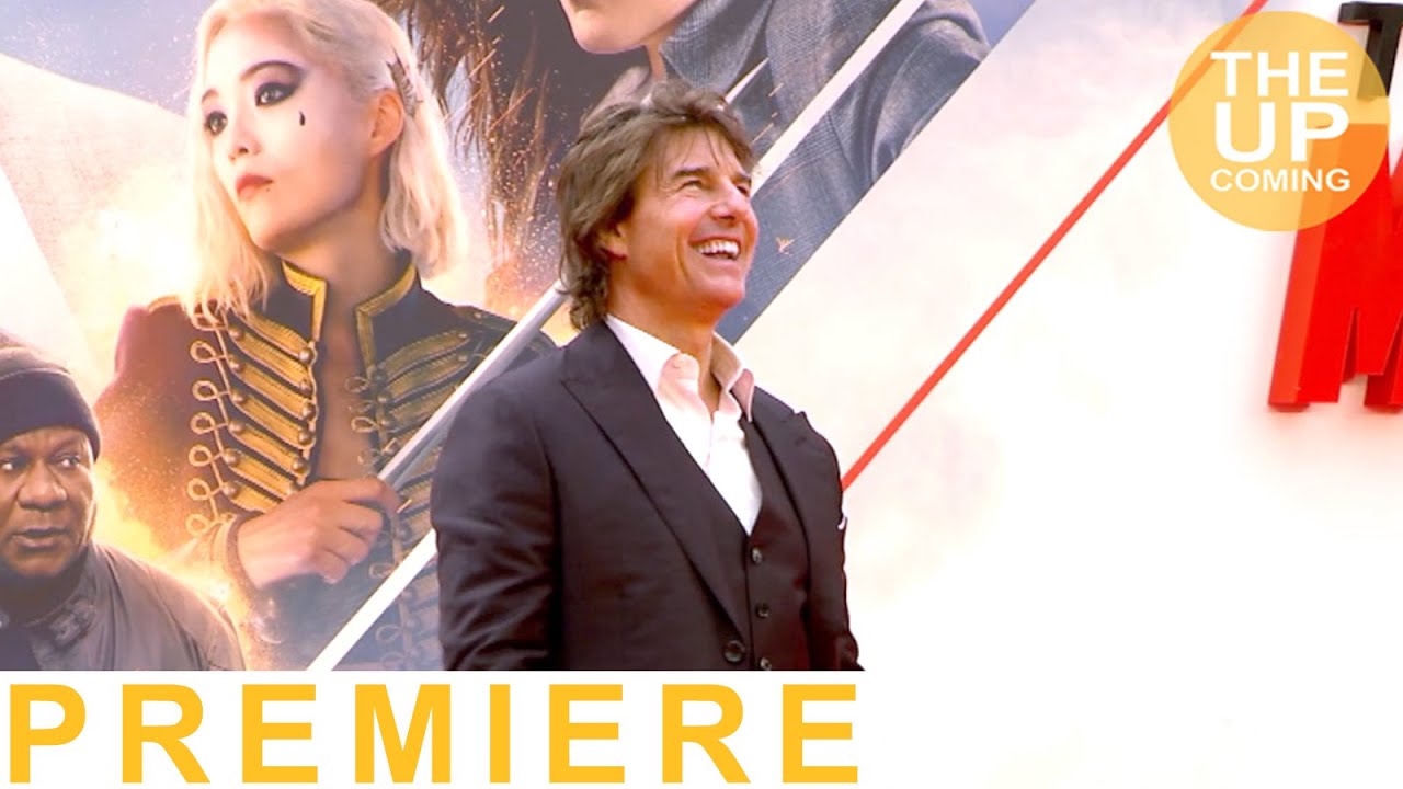 Mission Impossible Dead Reckoning premiere & fans greeting: Tom Cruise, Rebecca Ferguson, Simon Pegg