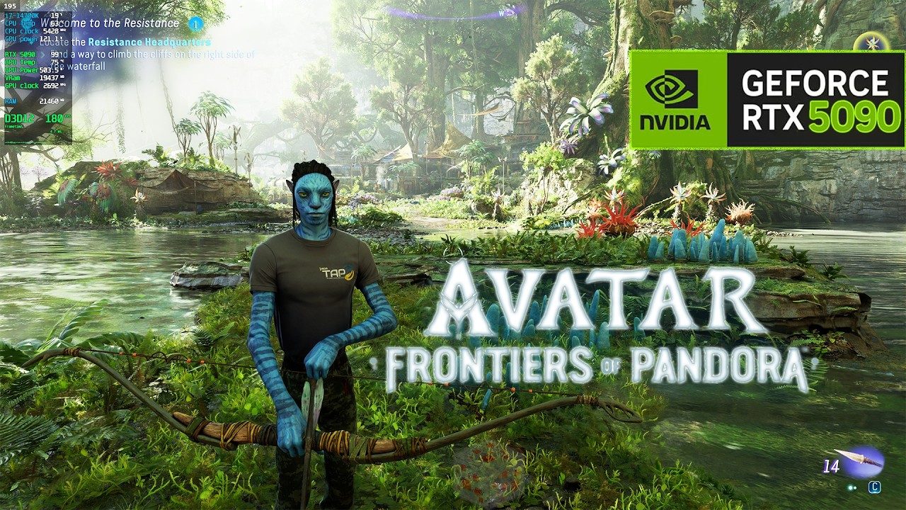 Avatar: Frontiers of Pandora | RTX 5090 | i7-14700K | 4K Max Settings DLSS 4 vs 4.5 (Preset K vs M)