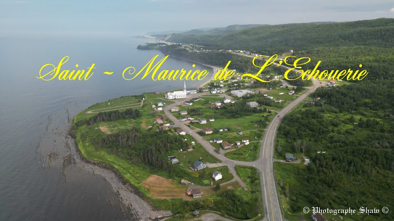 Saint- Maurice de L’Echouerie Gaspesie Québec Canada 🍁 Mavic Mini3 Pro 😊2023