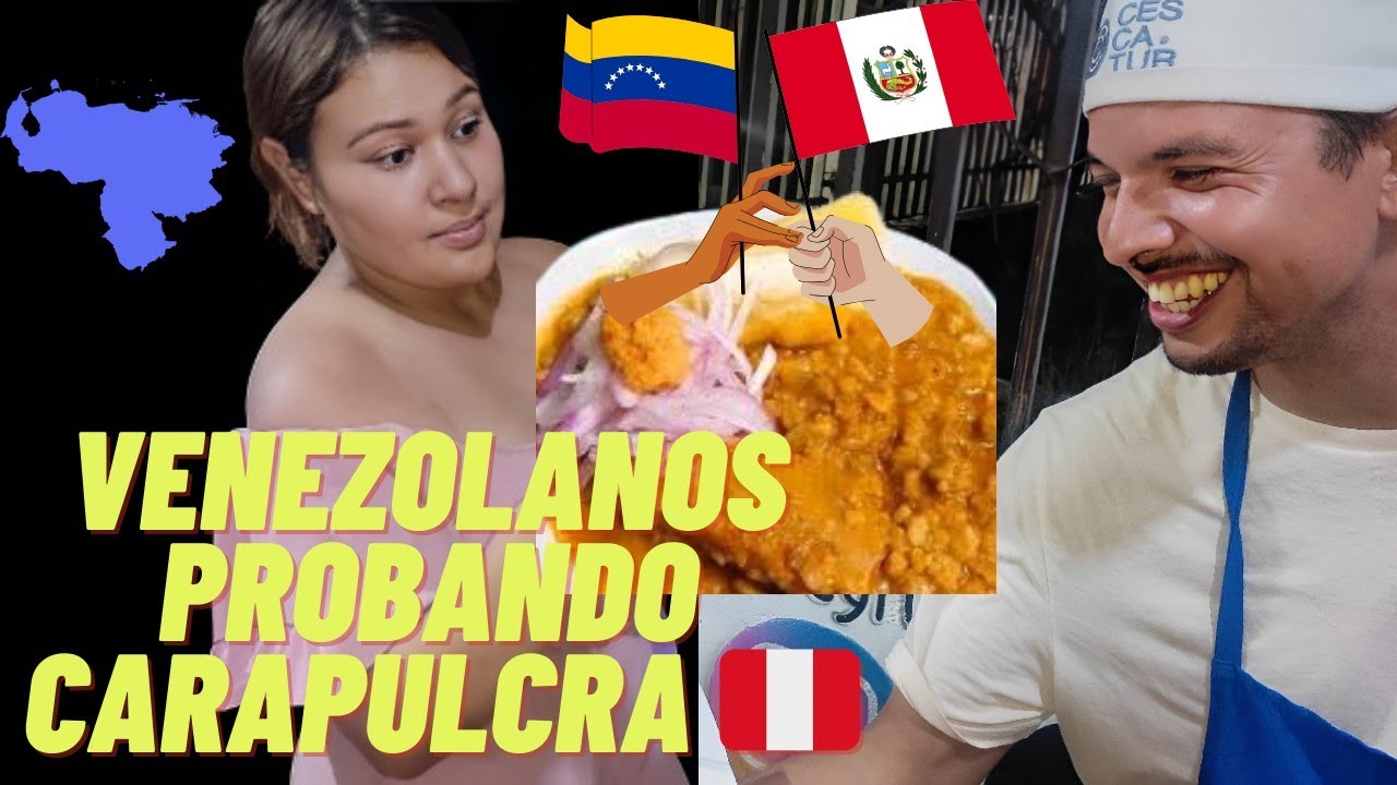 VENEZOLANOS 🇻🇪PROBANDO CARAPULCRA🇵🇪 EN CHIFA REY FUSION🇵🇪🇻🇪 GASTRONÓMIA PERUANA EN VENEZUELA #peru