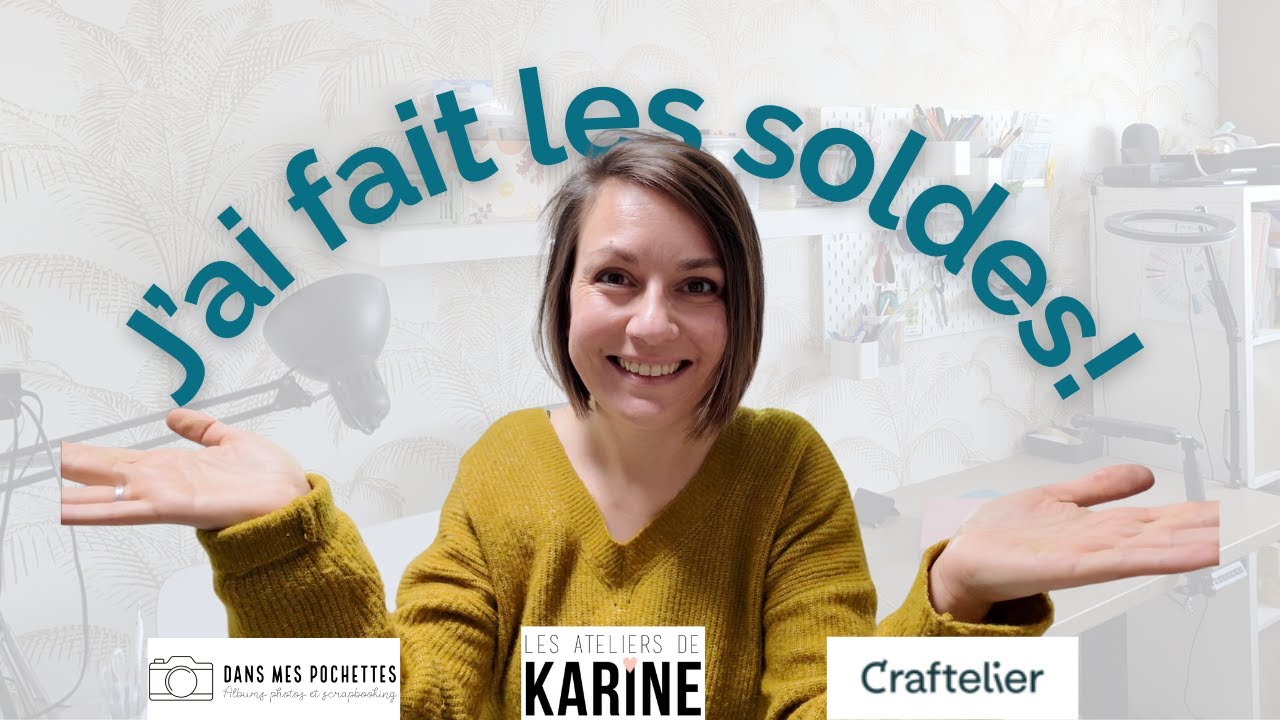 Tous mes achats pendant les soldes! #scrapbooking