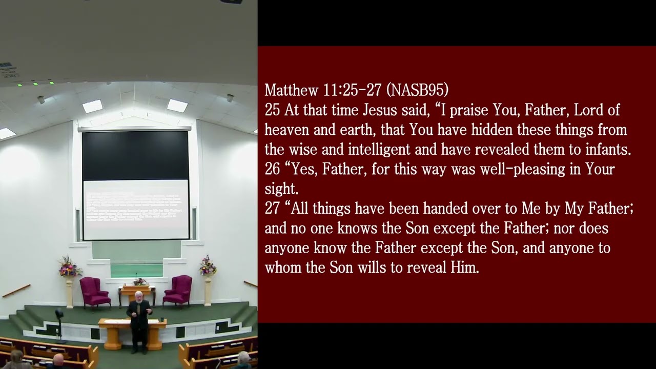 12 14 2025 Sunday Morning Class - The Letters in Red