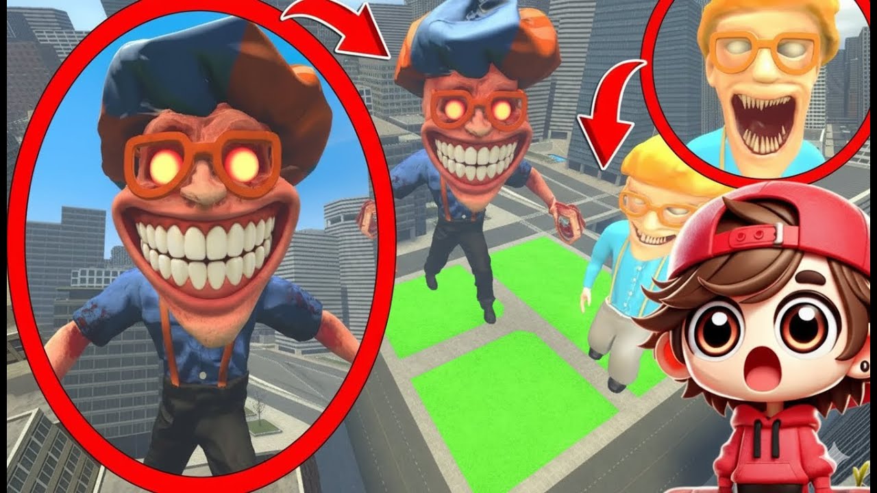 My drone CATCHES SUPER BLIPPI SHIN TAPES in REAL LIFE in Garry's Mod