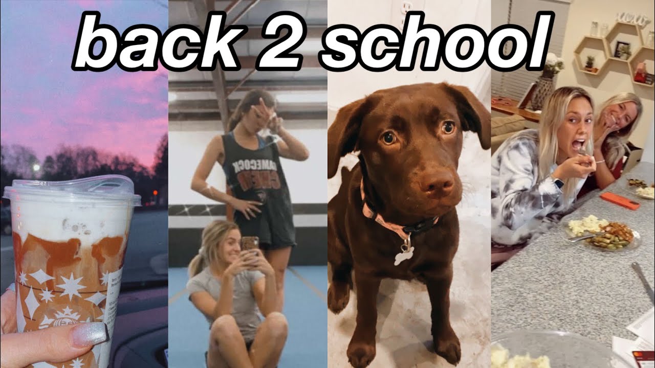 Traveling Back to College | tumbling, unboxing, cooking Hello Fresh, unpacking