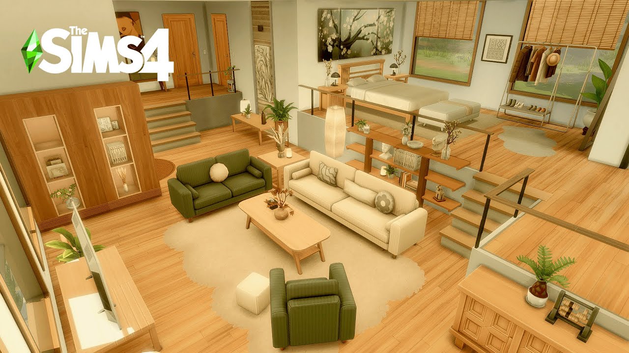 MODERN HOME | Sims 4 | Stop Motion | No CC