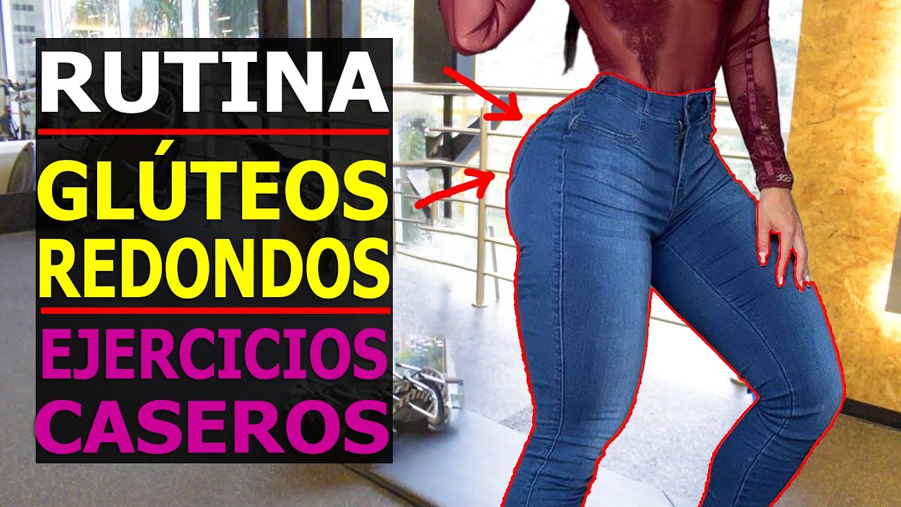 GLÚTEOS GRANDES RÁPIDO desde casa con ejercicios caseros para mujeres sin pesas/ Adryán Medellín