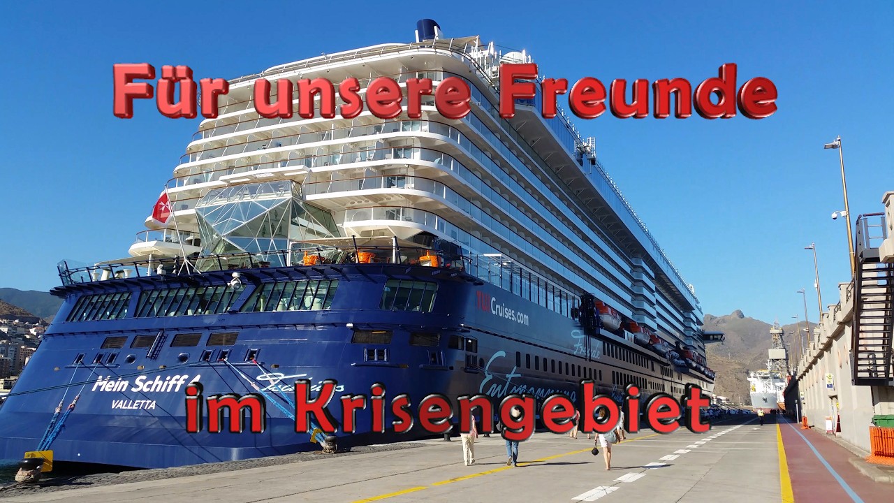 Mein Schiff 4, Mein Schiff 5 und MSC Euribia im Nahen Osten
