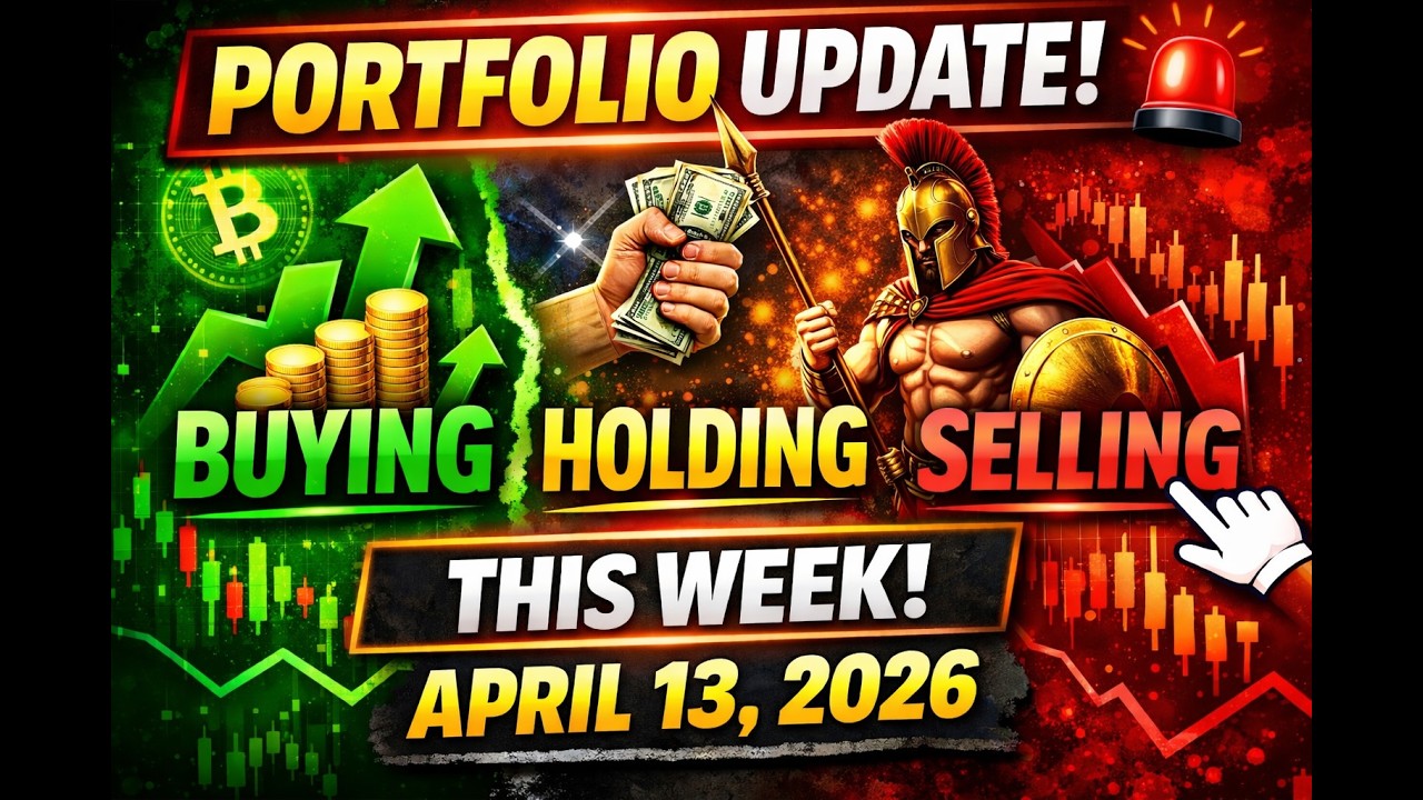 Portfolio Update April 13, 2026 📈 Stocks & Crypto &ndash; What I&rsquo;m Buying, Holding & Selling