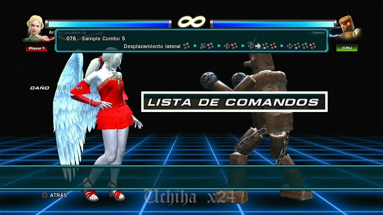 08 L7 Angel Move List ( Comand List ) Tekken Tag 2 ( Uchiha x24 )