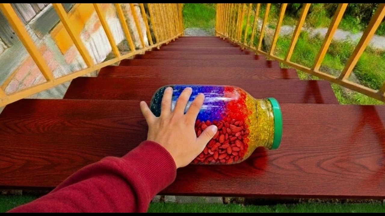 ASMR Crushing Colorful Glass Bottles 💥 Super Crunchy & Relaxing Satisfying Sounds