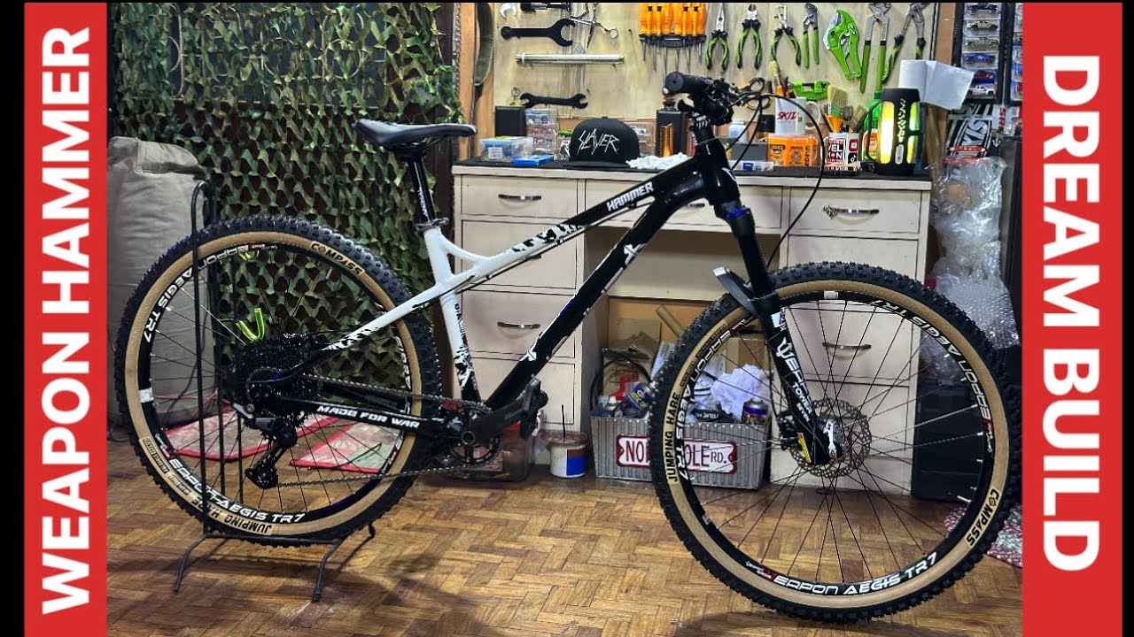 weapon hammer dreambuild 11speed shimano m5100 groupset #budgetbuild #enduro #hardtailmtb #asmr