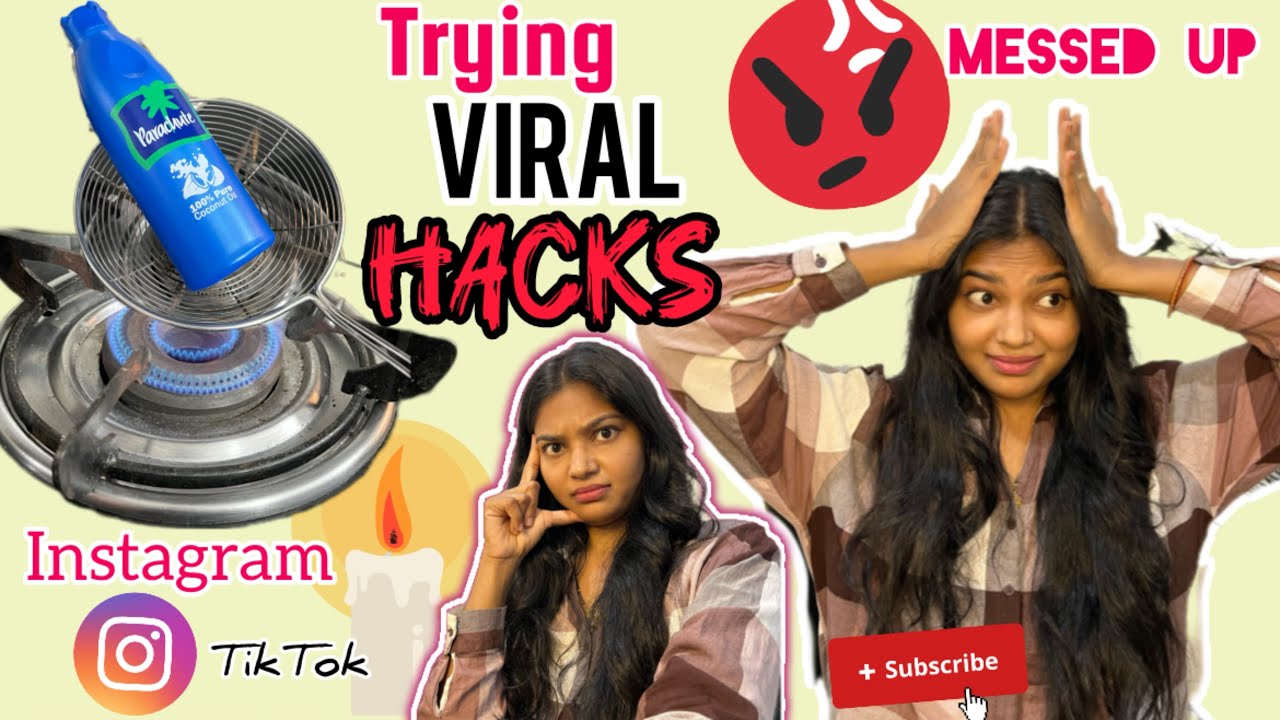 Trying VIRAL Hacks | Tiktok hacks | 5 minute craft hacks | Viral Hacks 😱