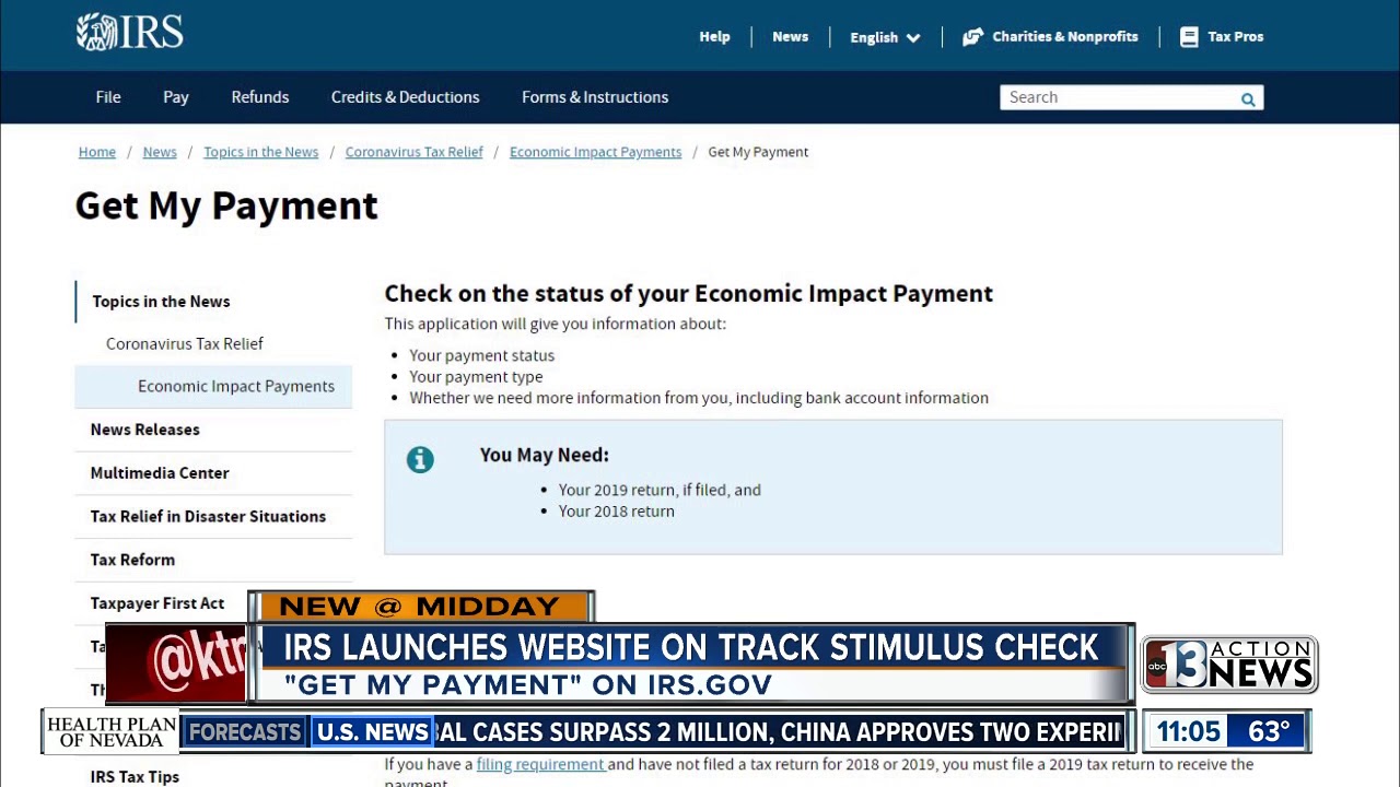 New IRS website helps you track stimulus check