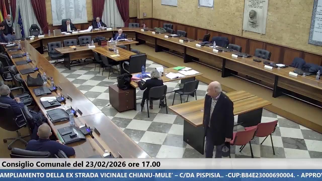 Consiglio Comunale Marsala - Seduta del 23/02/2026