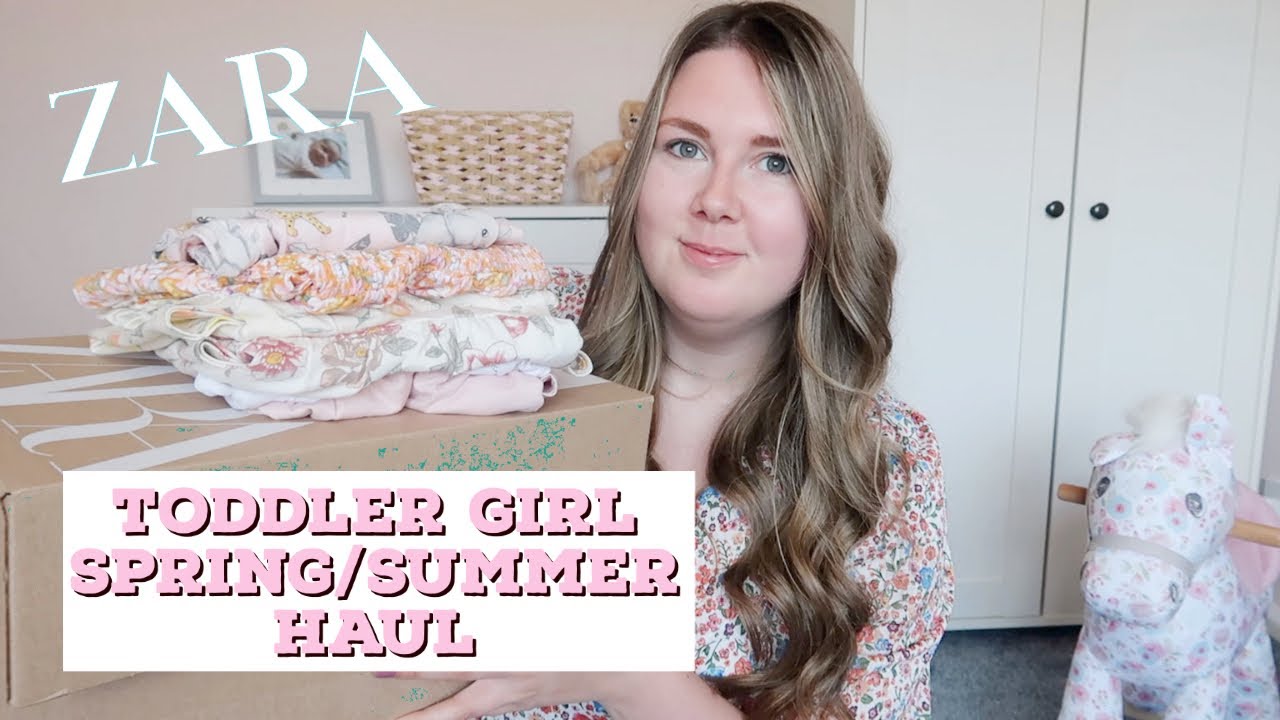 HUGE SPRING SUMMER HAUL FOR TODDLER GIRL ZARA AND H&M NEW IN 2021 TRY ON