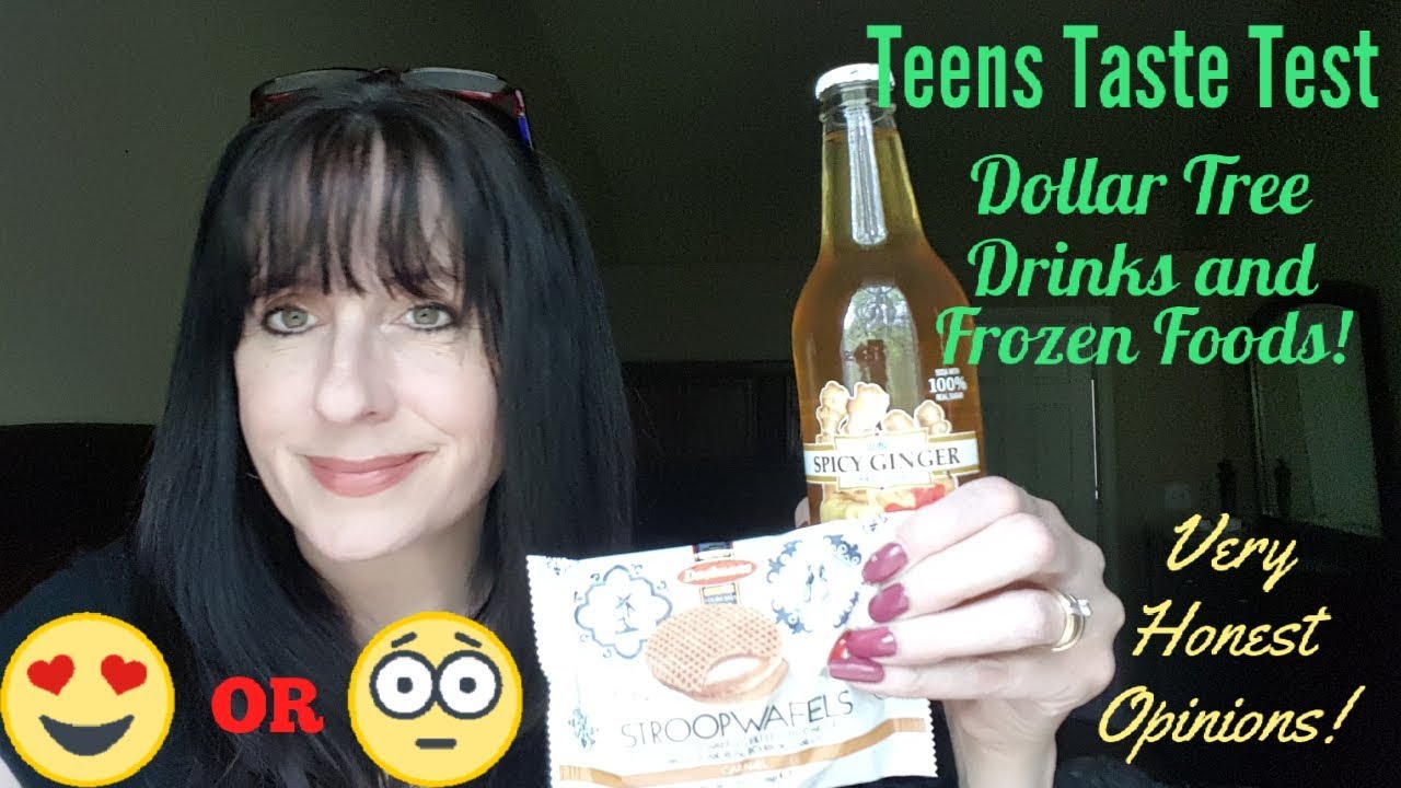 TEENS TASTE TESTING DOLLAR TREE DRINKS AND FROZEN FOODS! | April 28, 2019
