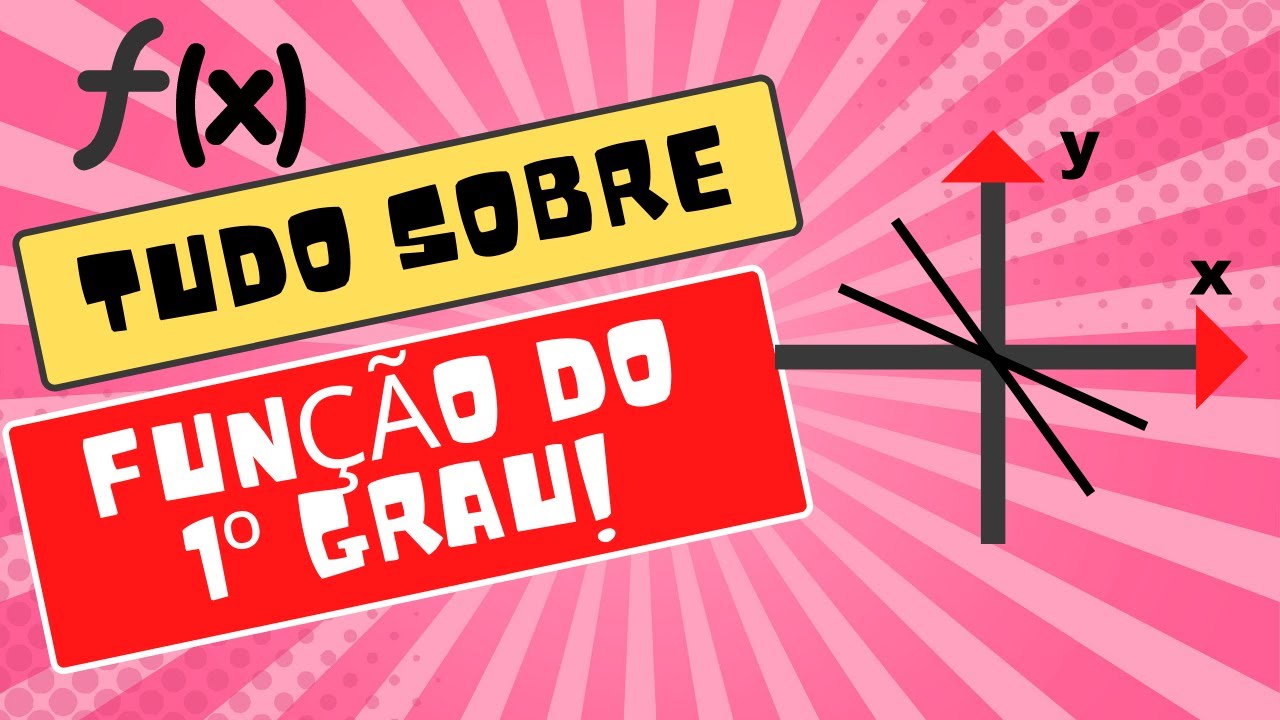 Função do 1º Grau: relação entre seus coeficientes e representação gráfica