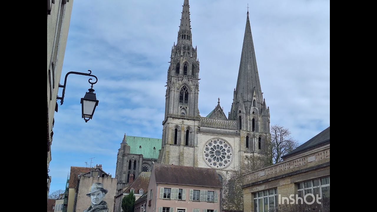 Through the streets of Chartres, France