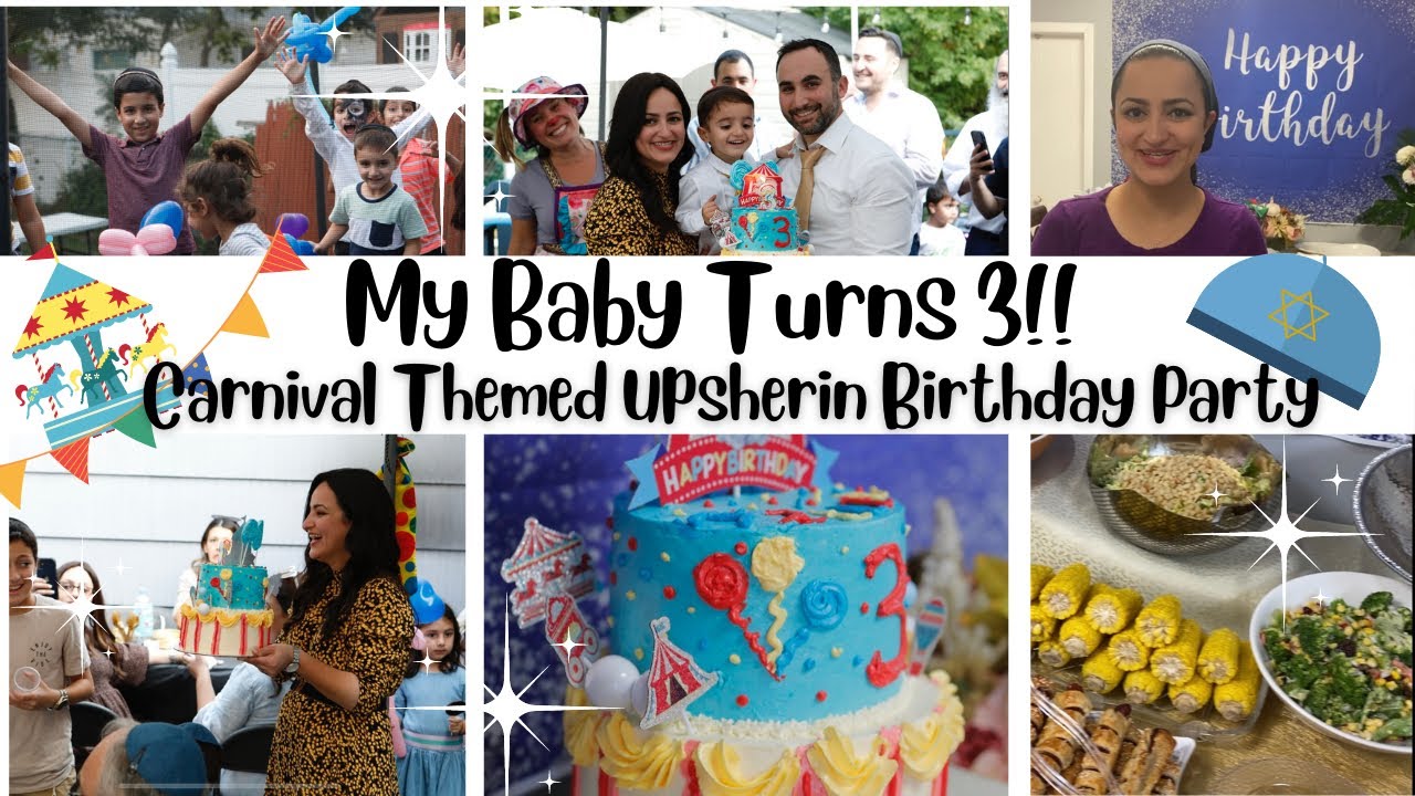 Carnival Themed 3rd Birthday Party || Upsherin || Cake DIY || Sonya’s Prep