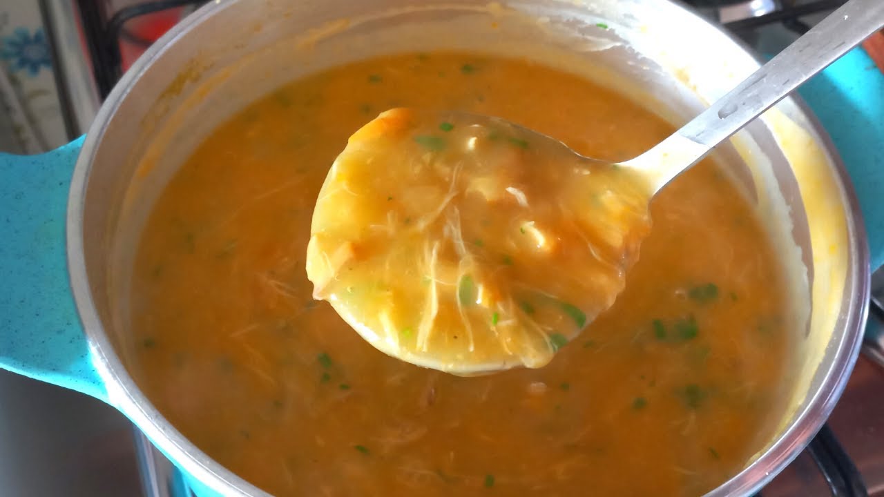RECEITA DE CALDO DE BATATA COM FRANGO PARA ESQUENTAR O FRIO | Cozinha Simples Com Bom Gosto