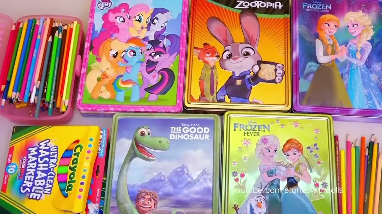 Coloring Zootopia, Frozen, MLP, and Other Family Fun Activities for Children | Sniffycat