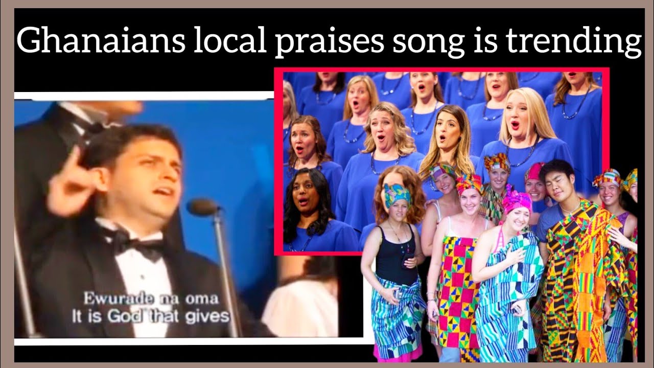 All white singing choir sung Ghanaians praises song so well in a church