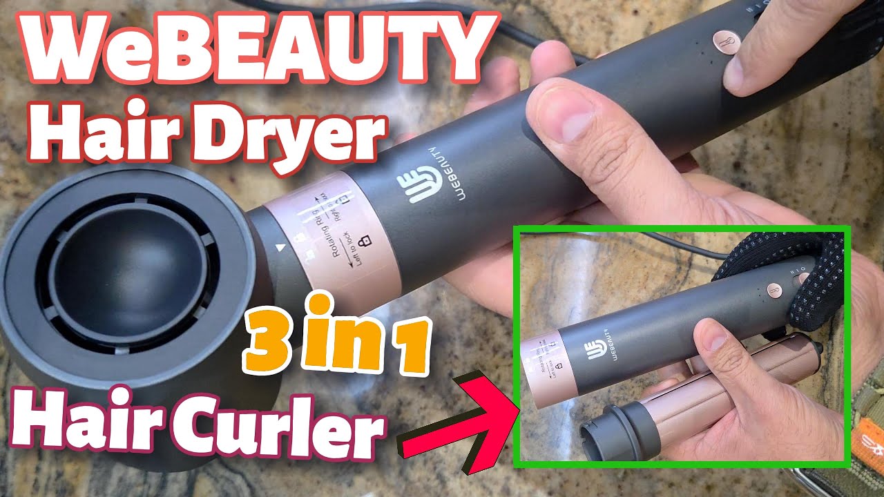 💇‍♀️ WeBeauty Hype-Air Hair Dryer and Hair Curler 3 in 1 | Is this Affordable? 🤔